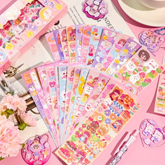 Guka Large Sticker Set Girl Toy Plate Cartoon Fire Pai