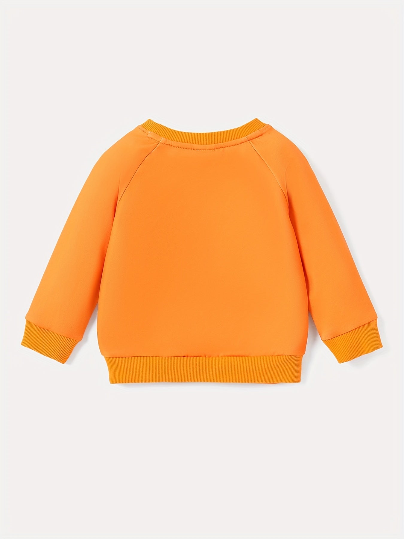 Animal Print Long Sleeve Sweatshirt with 3D Ears