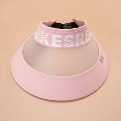 Candy Transparent Sun Hat Women UV Protection Travel Beach Hats