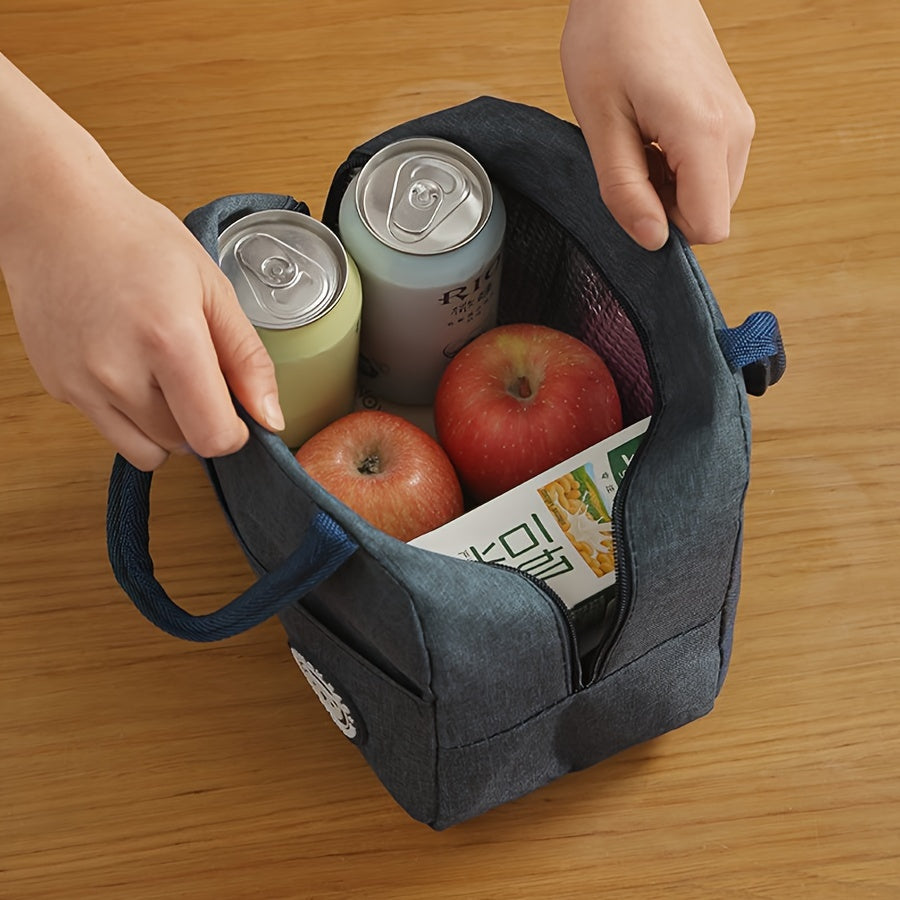 Insulated Lunch Bag Thermal Cooler Tote Waterproof Polyester Aluminum Foil