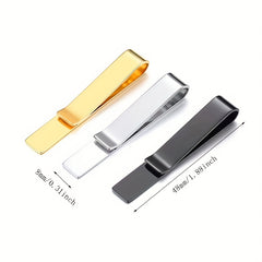 Men's Tie Clip And Brooch Set Stainless Steel Accessories