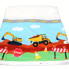 Construction Theme Birthday Party Tablecloth Waterproof