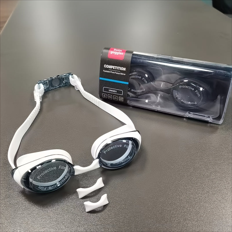 Clear Waterproof Swimming Goggles Anti-fog Diving Glasses