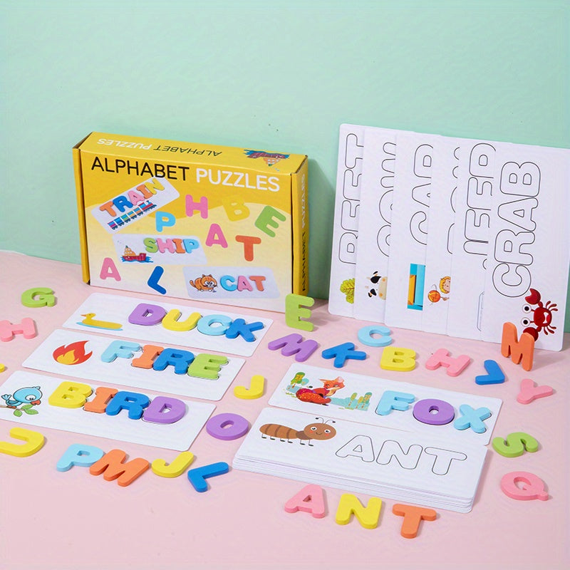 Wooden Spelling Word Game Educational Toy for Kids