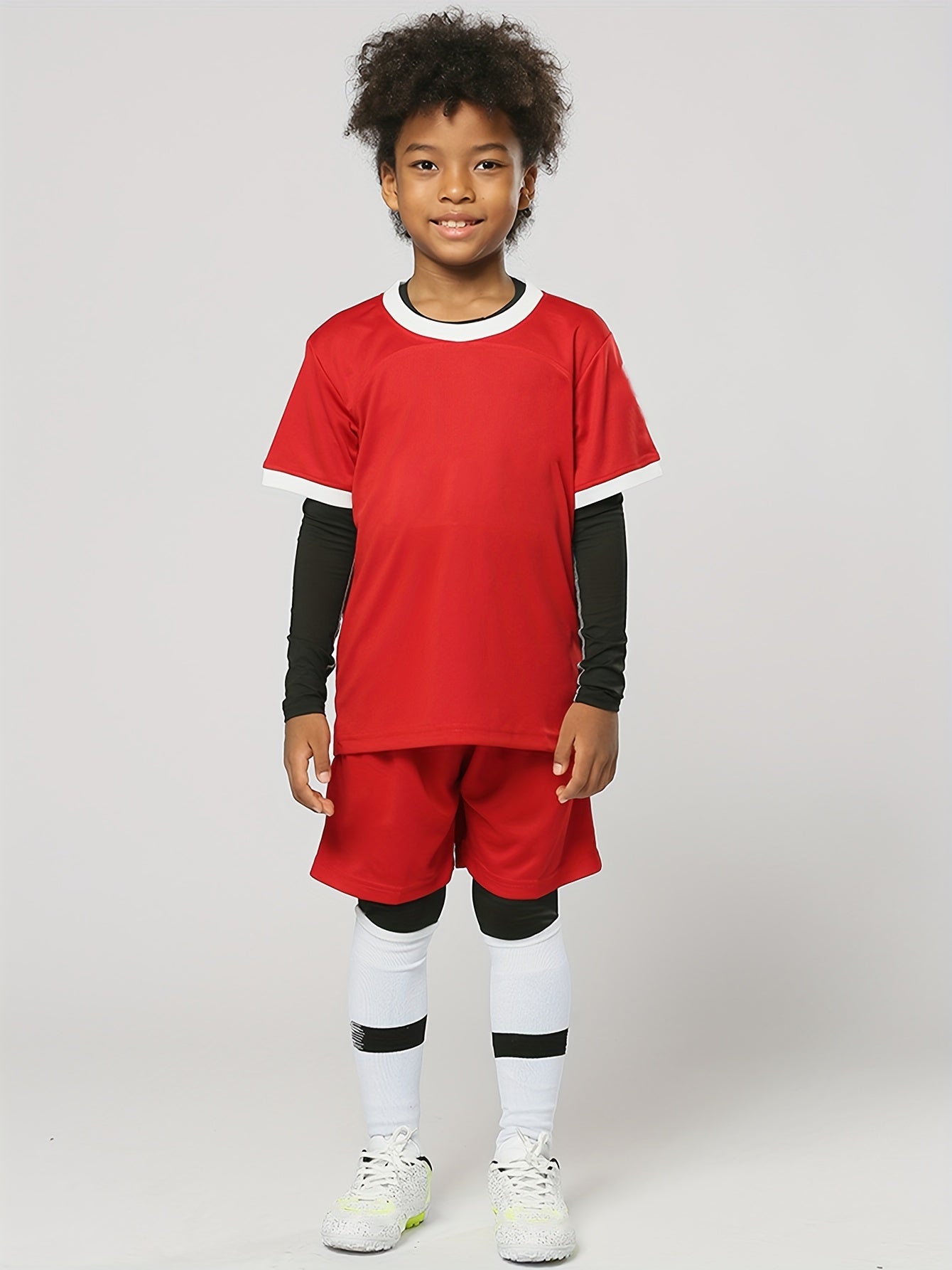 Kids Quick Dry Splicing Sportswear Set