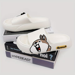 Easter Cartoon Rabbit Slippers for Men Women Non Slip Indoor Outdoor