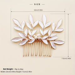 Faux Pearl Bridal Hair Comb Wedding Hair Accessories