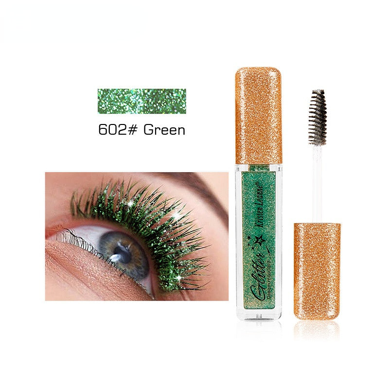 Sparkling Mascara Sequin Broken Diamond Slender Mascara Long Lasting