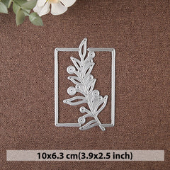 Flowers Leaves Metal Cutting Dies Decorative Embossing Stencils