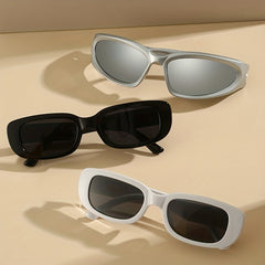 Rectangle Sunglasses Retro Anti Glare UV400 Sun Shades for Vacation