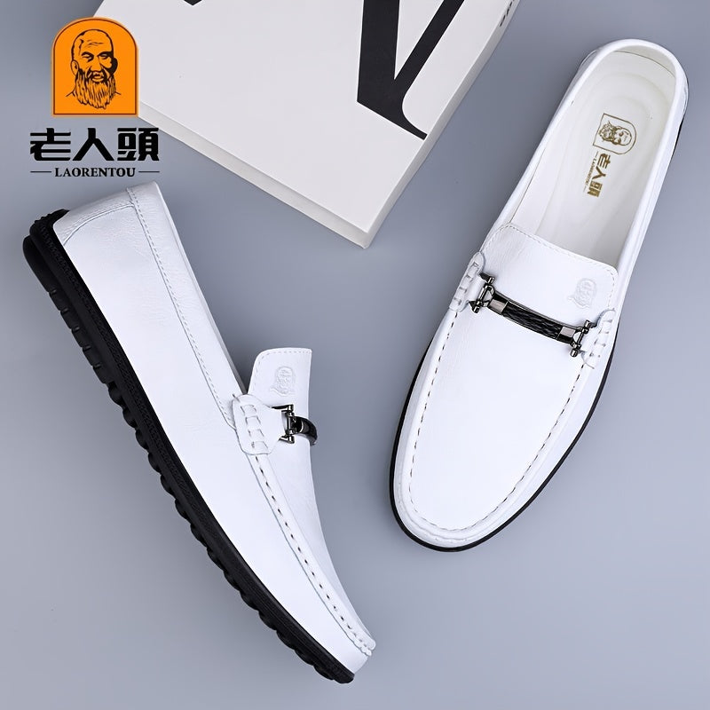 Men's Comfy Moccasin Loafers Slip On Driving Shoes