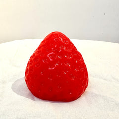 Red Strawberry Squishy Stress Relief Toy TPR Material Fun