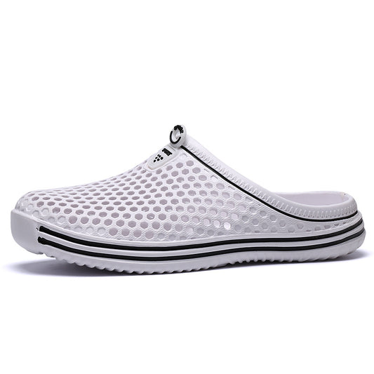 Solid Closed Toe Slides Casual Slippers Women's