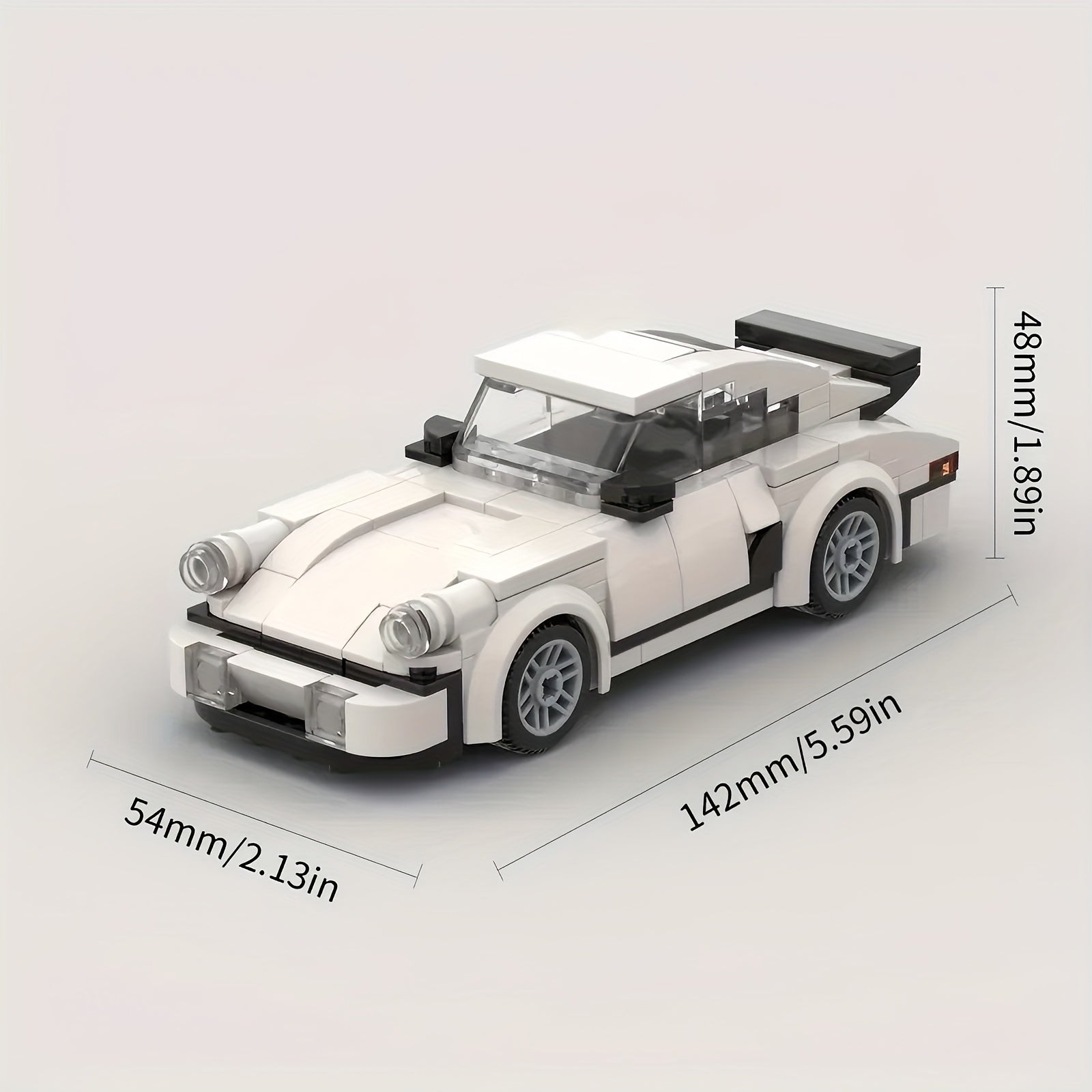334pcs Retro Sports Car Building Block Set for Home Display and Collectors