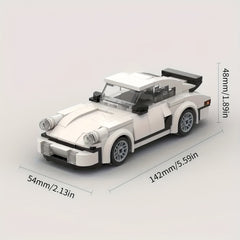 334pcs Retro Sports Car Building Block Set for Home Display and Collectors
