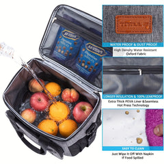 15L Insulated Nylon Bag for Camping and Picnics