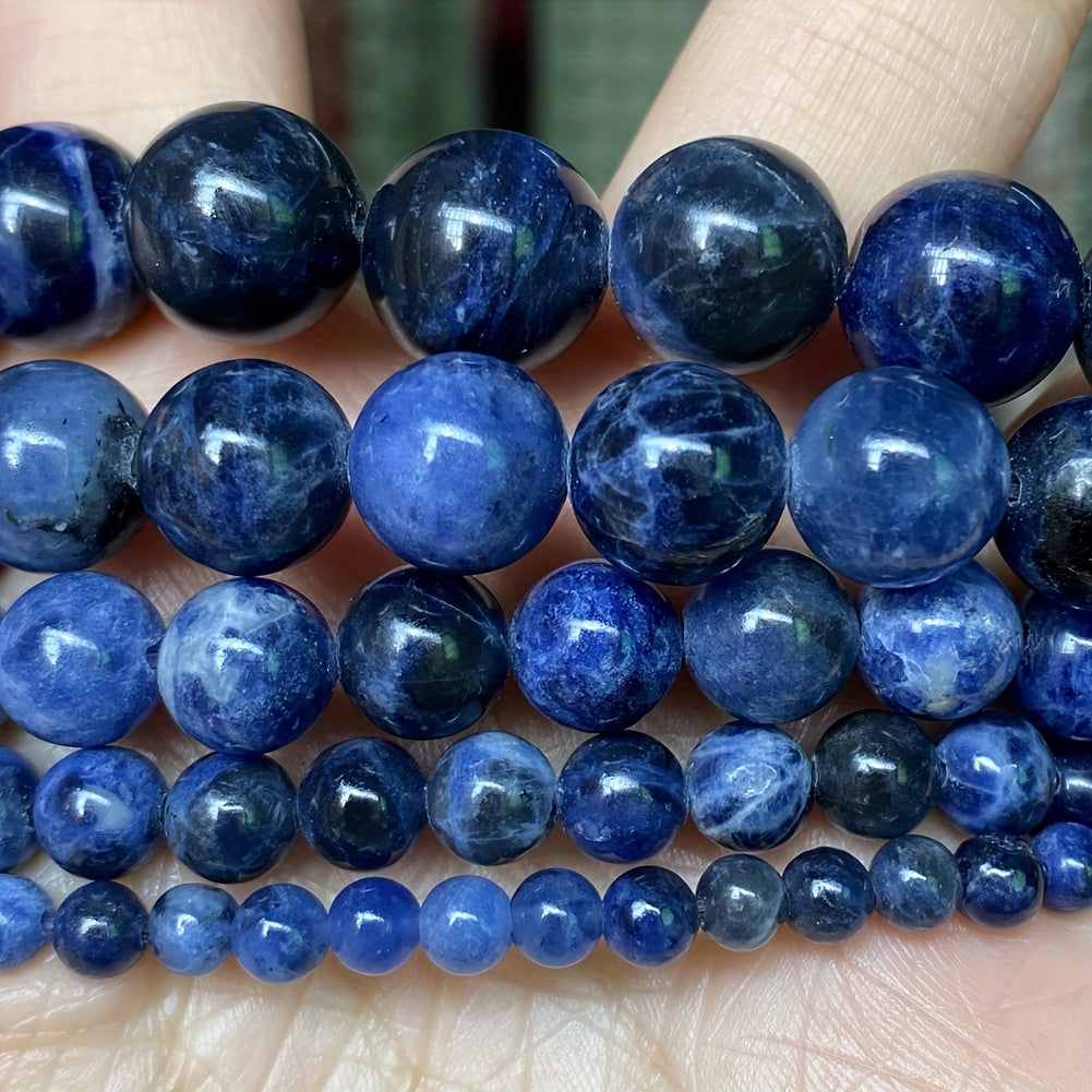 Sodalite Round Stone Beads 15 4 12mm