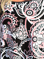 Women's Plus Size Paisley Tankini Set