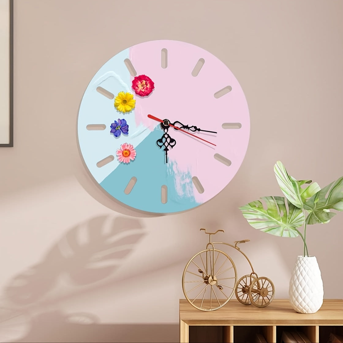 Circular Clock Resin Mold for DIY Home Decoration
