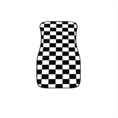 Checkerboard Car Foot Pad Cover - Upgrade Your Interior Style