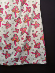 Mushroom & Star Print V Neck Cami Nightdress