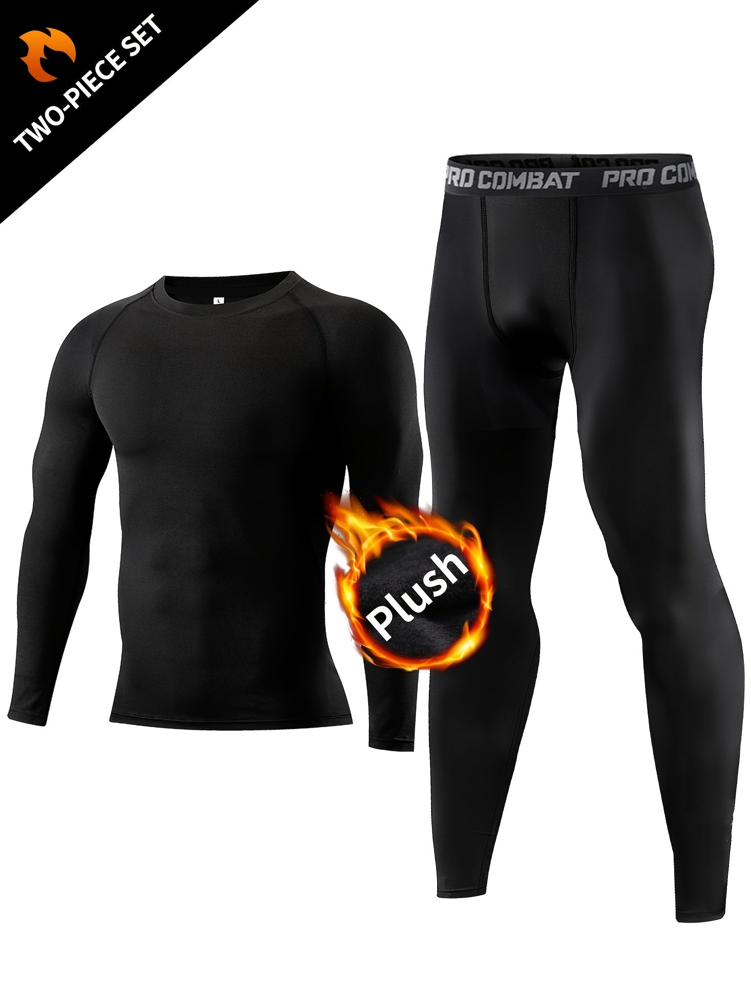 Stay Compressed Workout 2 Piece Set Quick Dry T Shirt & Pants