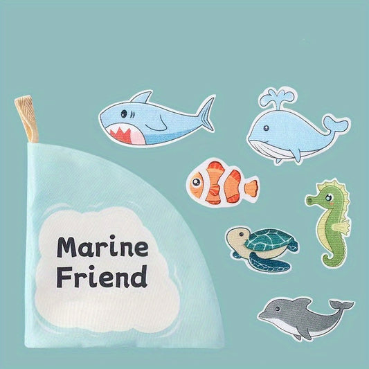 Baby's First Puzzle Book Cloth Sound Paper Safe & Non Toxic
