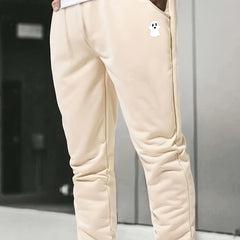 Men's Casual Ghost Print Sweatpants for Autumn