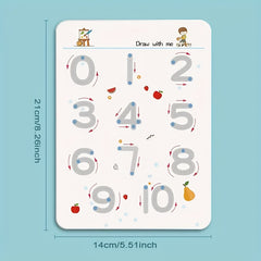 Interactive Educational Maze Game Activity Book with Watercolor Paper