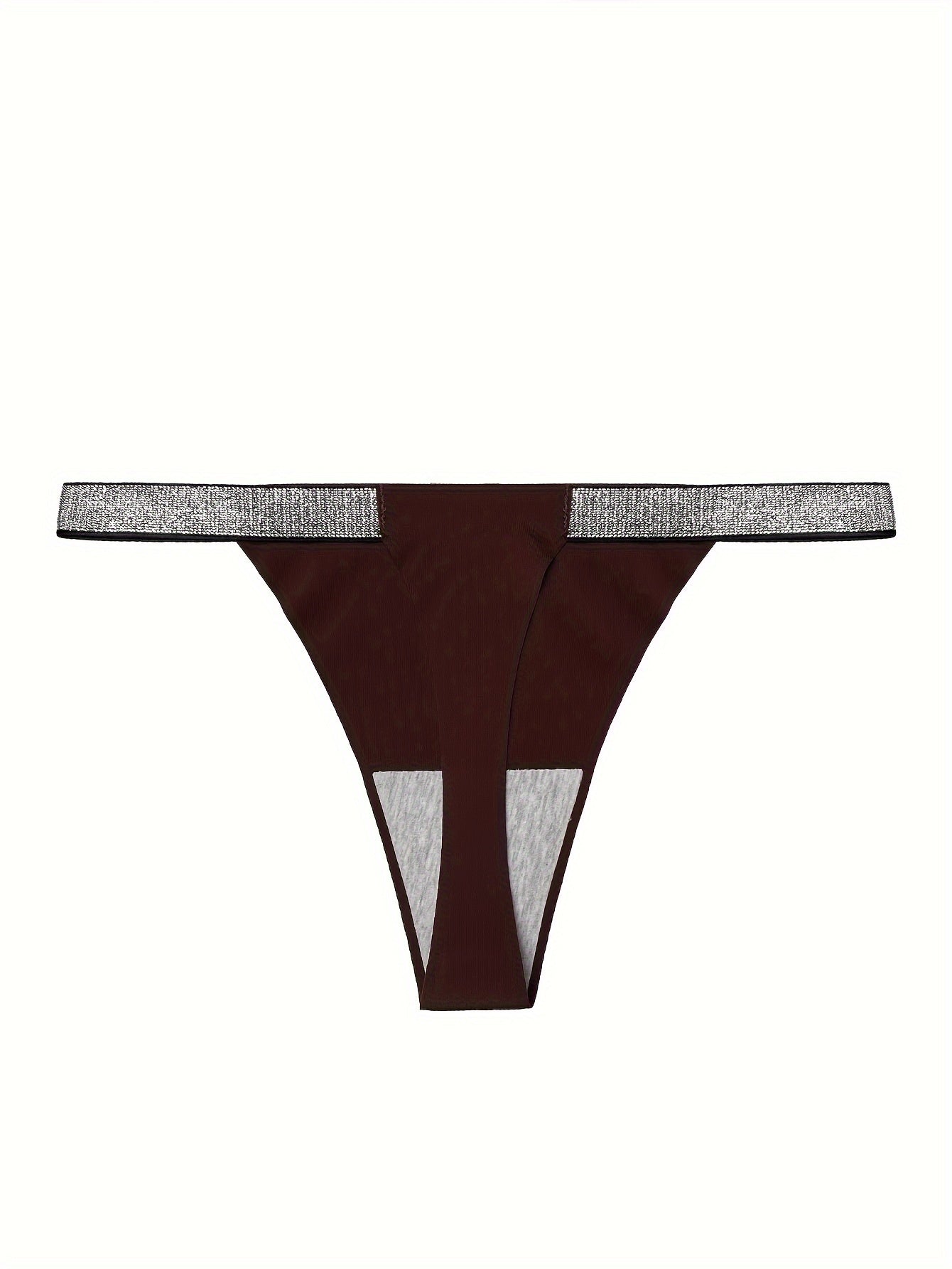 Solid Thongs Soft & Comfy Intimates Panties Women's Lingerie