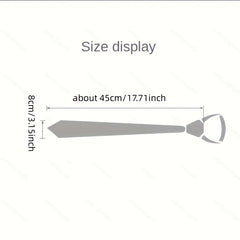 Men's Business Casual Zipper Necktie