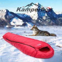 Ultralight Winter Sleeping Bag for Adults - Warm and Comfy for Outdoor Hiking