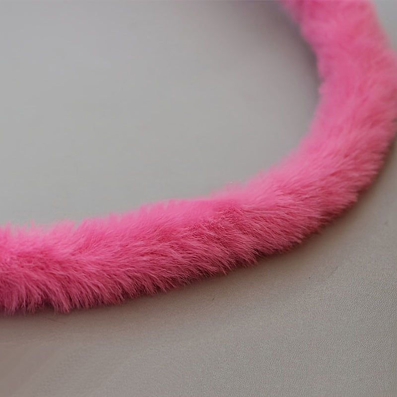 1pc Plush Twisting Stick Thick Diy Doll Accessories Leather Grass Wool