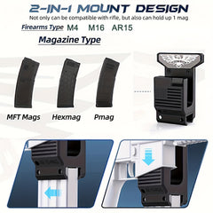 Water Gun Toy Gun Rack Hanging Wall Rack ABS Material AR15 Hook Bracket