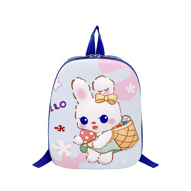 Kids 3D Cartoon Rabbit Backpack Boys Girls Kindergarten Schoolbag