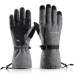 Waterproof Ski Gloves with Pocket for Men and Women