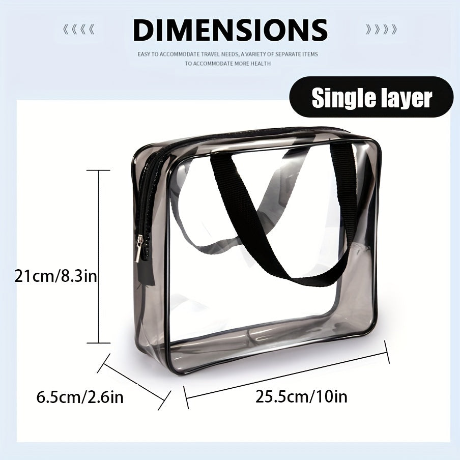 Clear Toiletry Bag Women Travel Essentials Small Cosmetic Make Up Bag