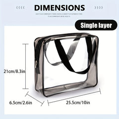 Clear Toiletry Bag Women Travel Essentials Small Cosmetic Make Up Bag