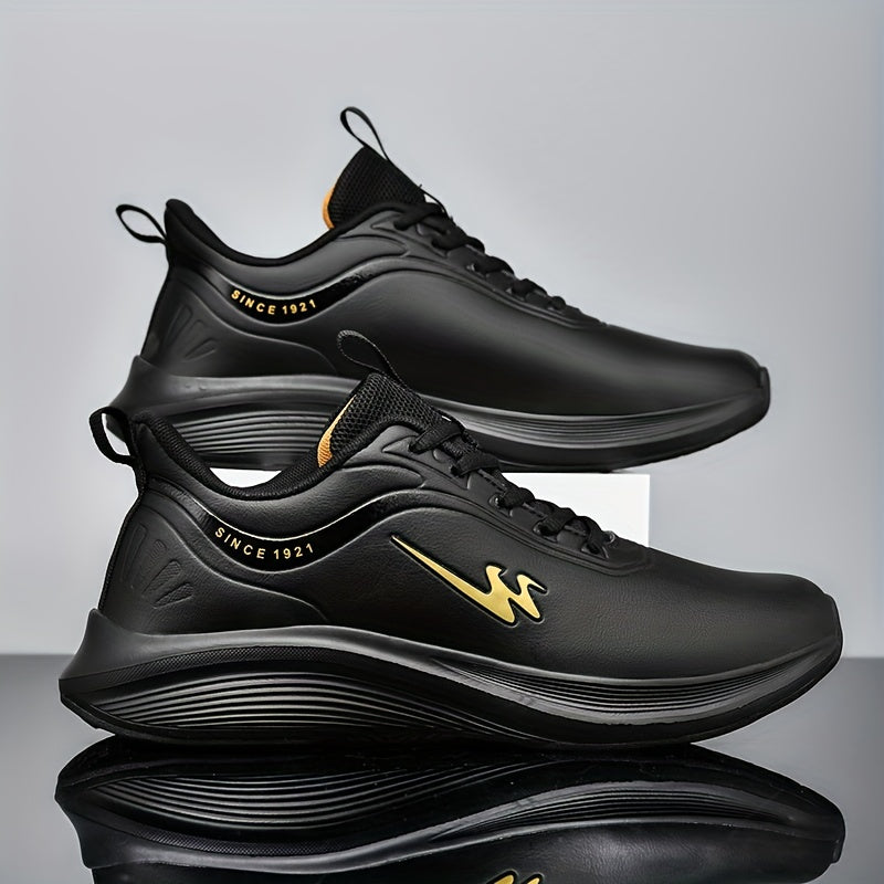 Men's Running Shoes Non Slip Lace Up Soft Sole Sneakers