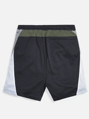 Mesh Breathable Active Shorts Men's Casual Stretch Zipper Pockets