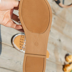 Flat Rivet Sandals Casual Slippers Women's Footwear