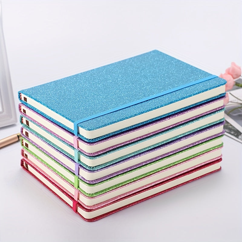 A5 Hard Faced Notebook Art Small Fresh Sequined Ledger