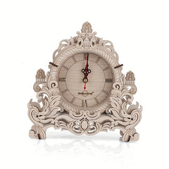 Wooden Clock 3D Puzzle Model Handcrafted Puzzle Toy Gift