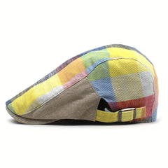 Plaid Cowboy Hat Western Style Unisex