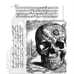 Skull Clear Stamps for Scrapbooking Embossing DIY Greeting Card