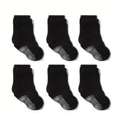6pairs Baby Boys Non-slip Casual Socks Multicolor Set