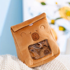 Mini Capybara Plush Toys Bag - Zipper Filled Simulation Capybara Toys