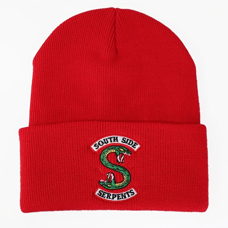 Men's Embroidered Knitted Hat Warm Pullover Street Hip-hop Hat