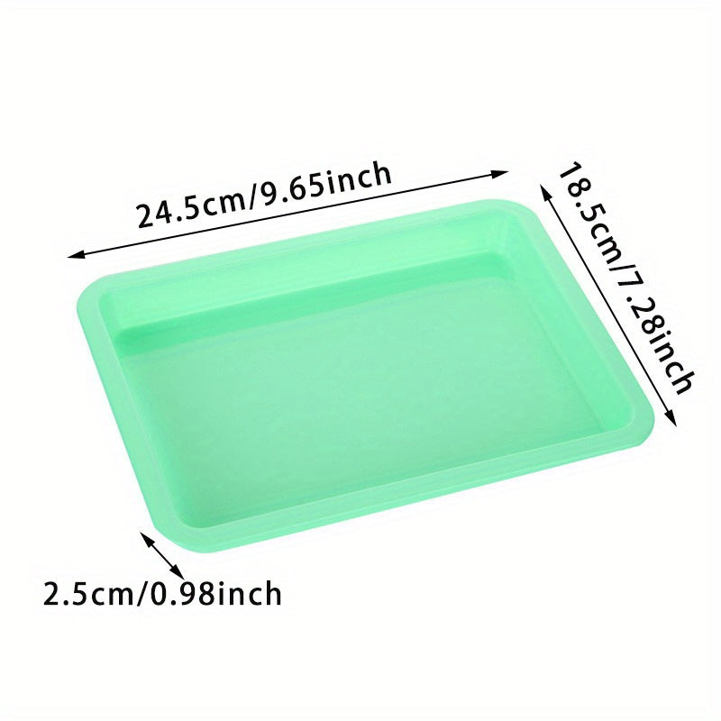 5pcs Colorful Plastic Storage Tray for Art Supplies & Crafts