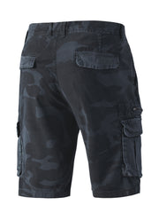 Men s Camo Cargo Shorts Lightweight Flap Pocket Work Outdoors